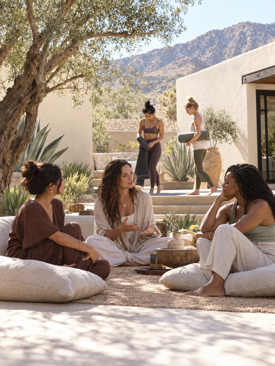 Women’s retreat concept setting